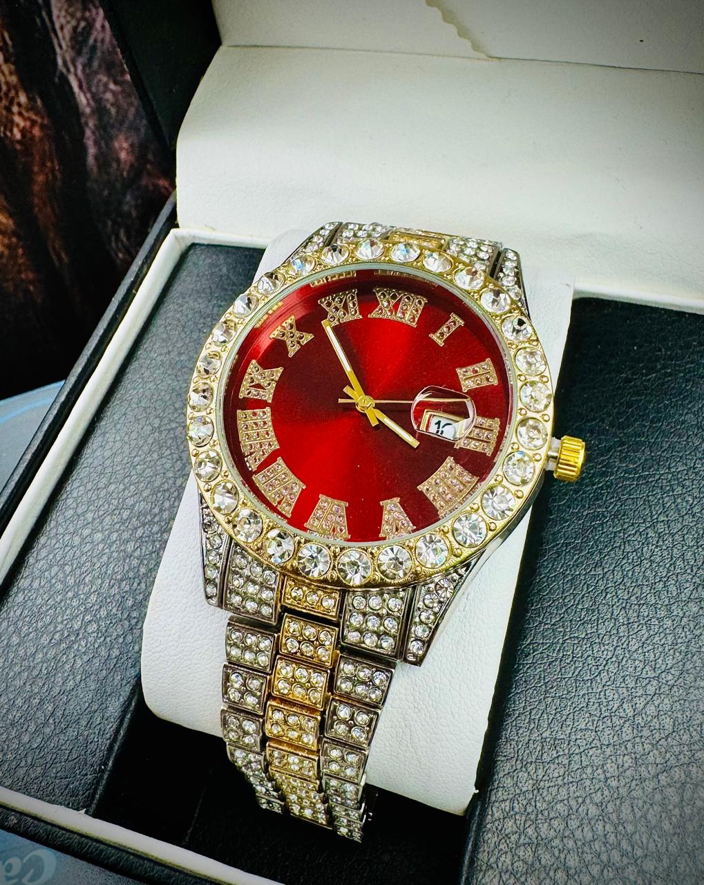Reloj Diamantado - Red VVS