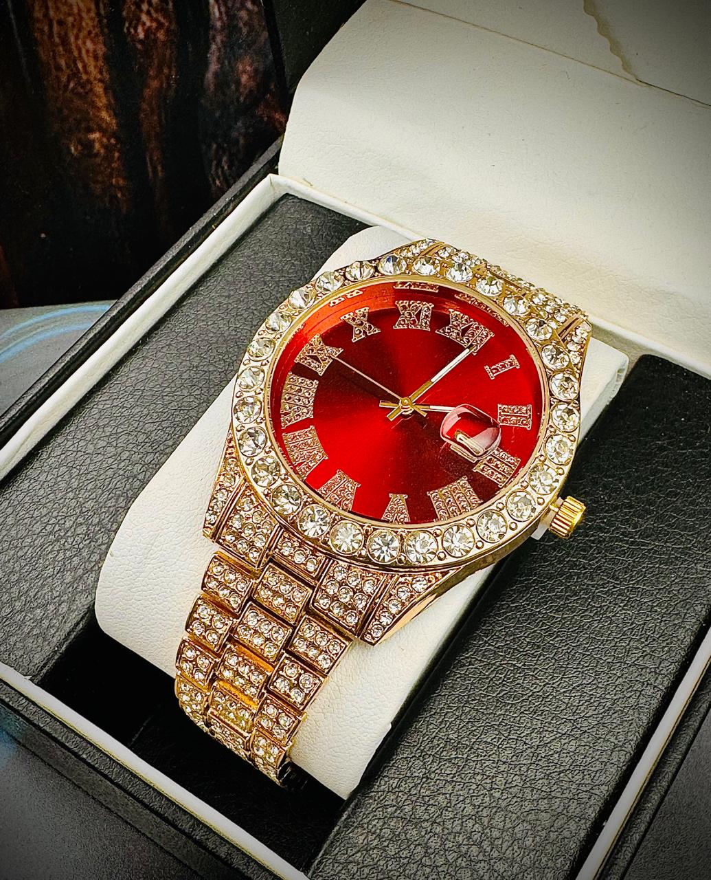 Reloj Diamantado - Red VVS