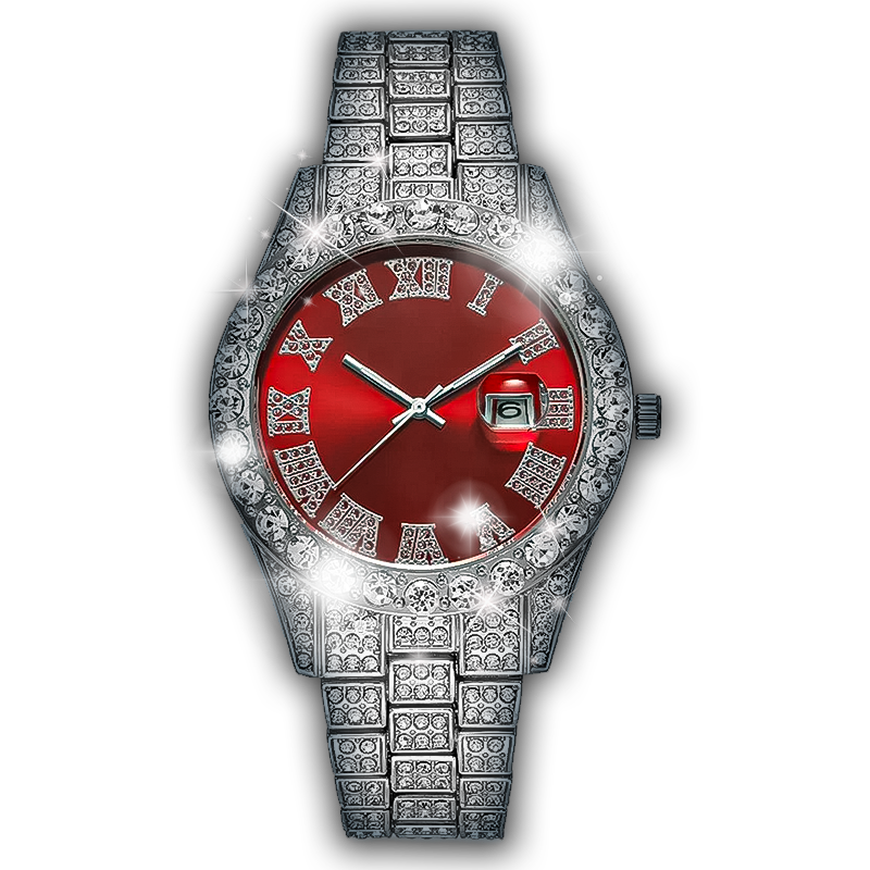 Reloj Diamantado - Red VVS