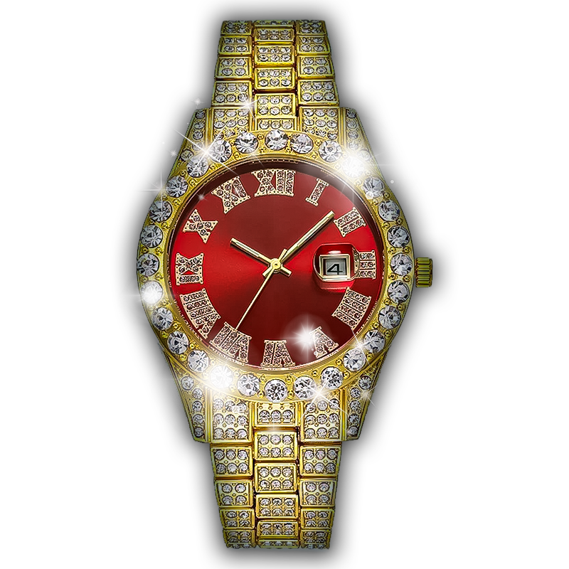 Reloj Diamantado - Red VVS