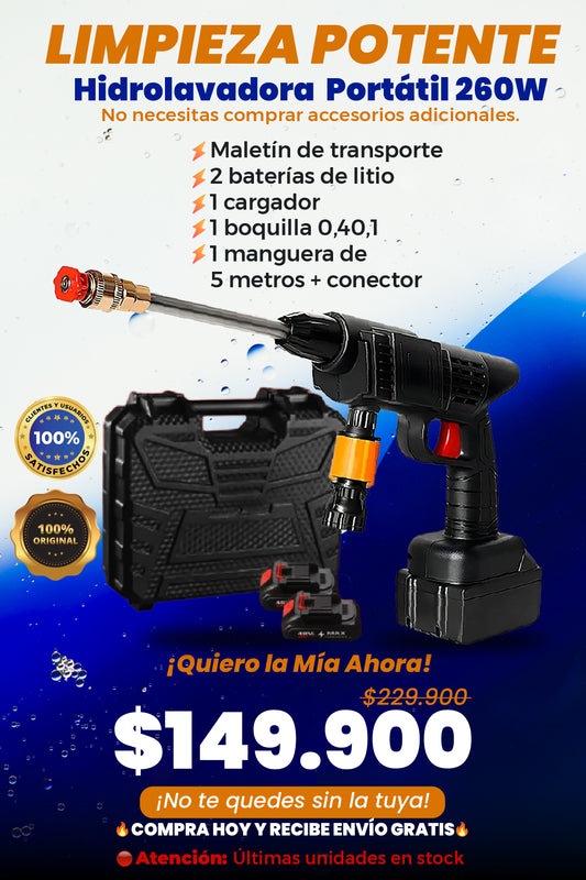 HIDROLAVADORA PORTATIL