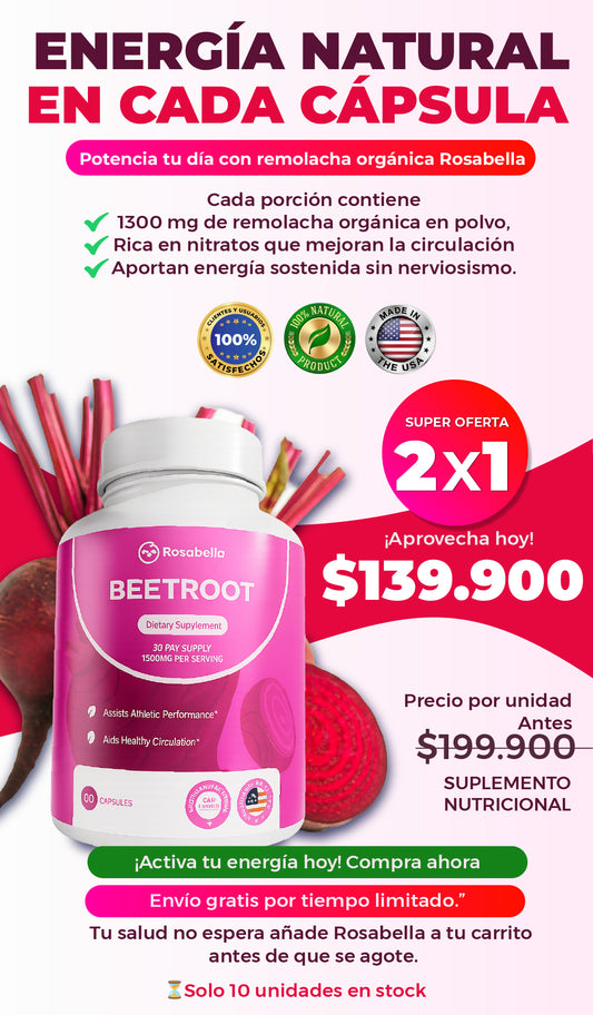 Suplemento Rosabella Beetroot