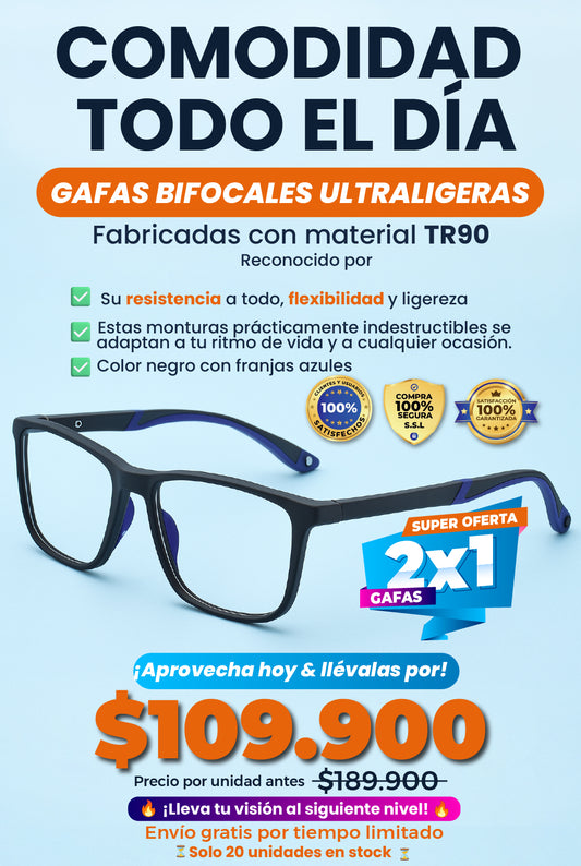TR90 GAFAS RESISTENTES A TODO | 2x1