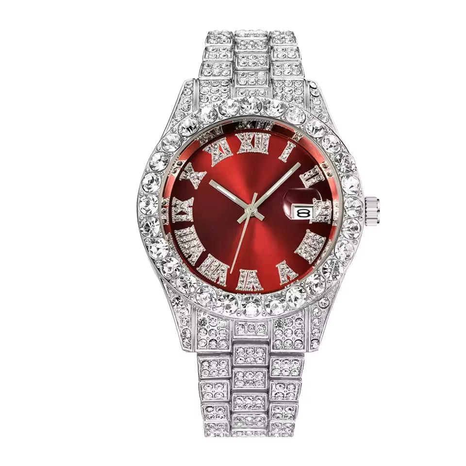 Reloj Diamantado - Red VVS