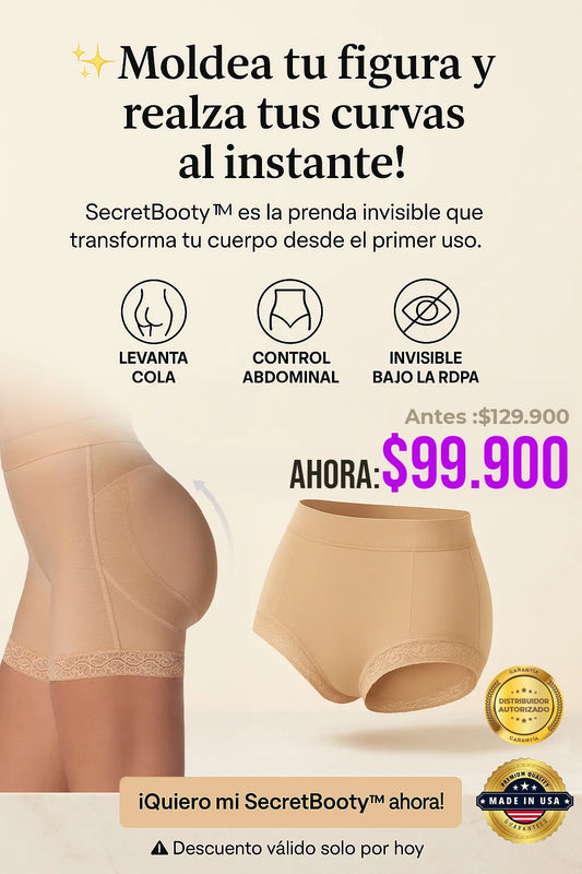 SecretBooty™ | Levanta Cola + Reducción abdominal