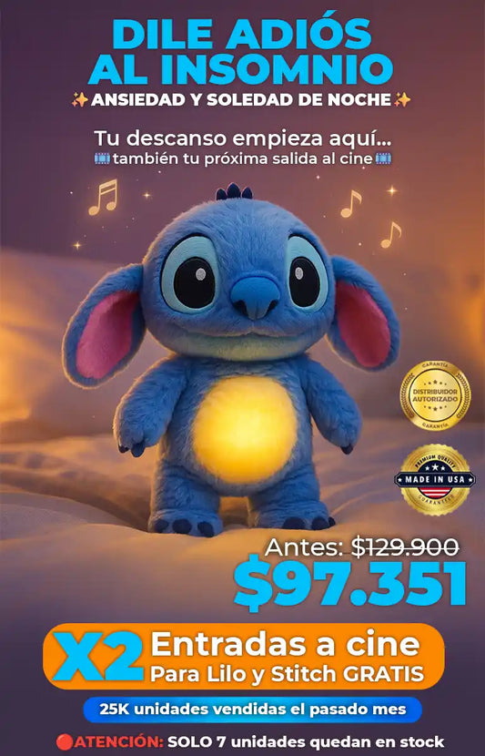 Stich Respira + 2 entradas de cine para ver lilo y Stich GRATIS